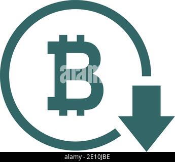 Cost reduction- decrease icon. Vector symbol image isolated on background . Stock Vector