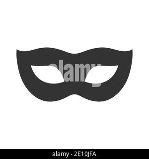 Carnaval black mask background isolated on white background. Modern concept . Stock Vector