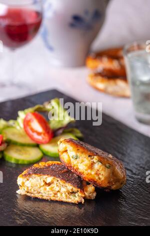 Cheese Dumplings Stock Photo