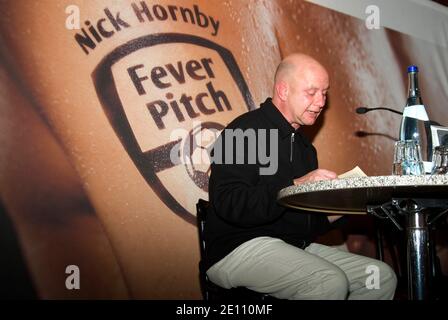 Vienna, Austria. November 20, 2007. Austrian Book Week in the Vienna City Hall with the campaign 'One City. One Book'. Nick Hornby reads from 'Fever Pitch'. Stock Photo