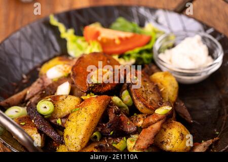 Potato Groestl Stock Photo