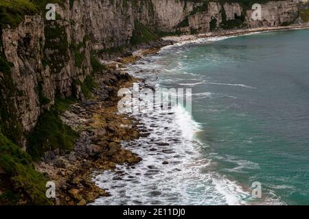 Ireland, The Emerald Island. Green Landscapes, Rough Coastlines, High Cliffs, Ancient Villages, Cloisters And Castles Stock Photo