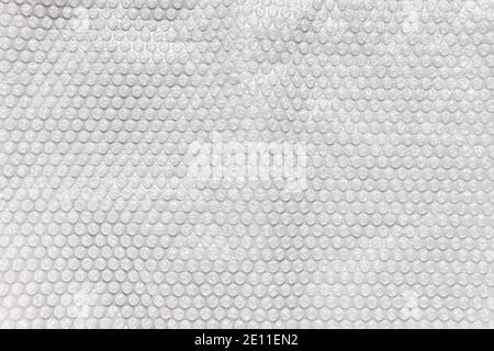 Gray bubble foil for wrapping, texture background Stock Photo