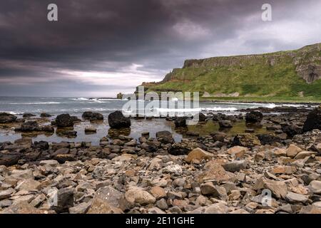 Ireland, The Emerald Island. Green Landscapes, Rough Coastlines, High Cliffs, Ancient Villages, Cloisters And Castles Stock Photo