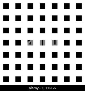Grid of intersecting lines. Abstract seamless patterns with squares Stock Vector