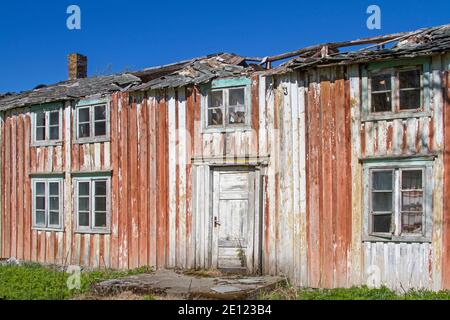 Many Deserted Farms And Houses In Norway Are Exposed To Slow Decay Stock Photo
