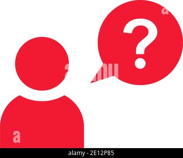 Question Mark Symbol Icon Vector Illustration Stock Vector