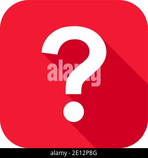 Question Mark Symbol Icon Vector Illustration Stock Vector