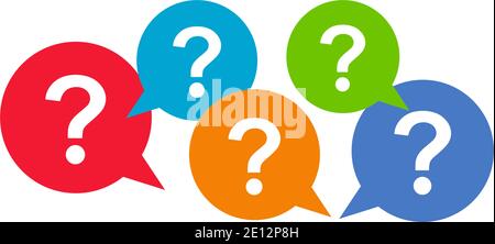 Question Mark Symbol Icon Vector Illustration Stock Vector