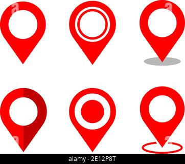 Pin Point Locator Map Icon Vector Illustration Stock Vector Image & Art ...