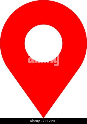 Pin Point Locator Map Icon Vector Illustration Stock Vector