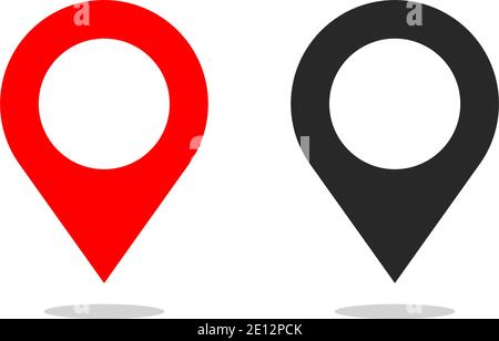 Pin Point Locator Map Icon Vector Illustration Stock Vector