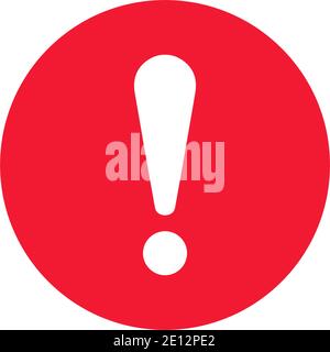 Exclamation Symbol Mark Icon Vector Illustration Stock Vector