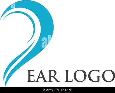 Hearing Logo Template vector icon design Stock Vector