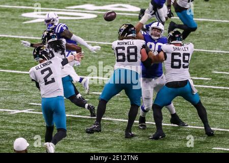 London, UK. 28 October 2018.Jaguars offensive guard Andrew Norwell (68).  Philadelphia Eagles at Jacksonville Jaguars NFL game at Wembley Stadium,  the final game in the NFL London 2018 series. Credit: Stephen Chung /