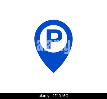 Parking Sign Street Road Transportation Symbol Icon Stock Photo