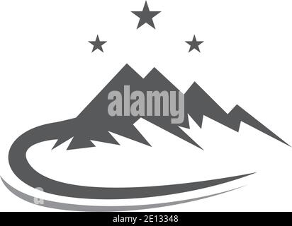 High Mountain icon  Logo Business Template Vector Stock Vector