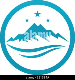 High Mountain icon  Logo Business Template Vector Stock Vector