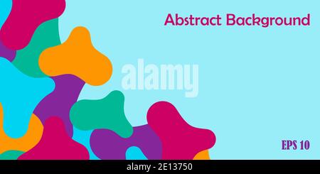 Abstract background with multi-colored spots. Vector illustration EPS10. Stock Vector