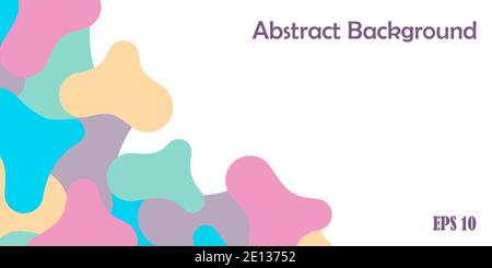 Abstract background with multi-colored spots. Vector illustration EPS10. Stock Vector