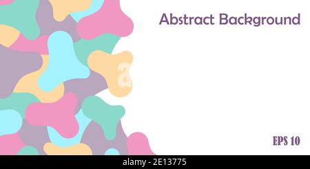 Abstract background with multi-colored spots. Vector illustration EPS10. Stock Vector