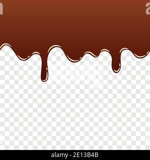 sweet melting chocolate icing background vector illustration EPS10 Stock Vector