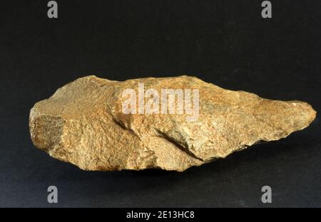The Stone Age Site at Isimila, close to the town of Iringa in Tanzania reveals some of the finest example of Achulean stone tool technology Stock Photo