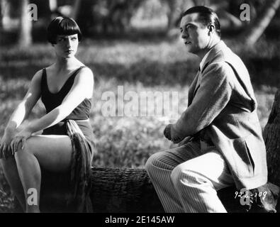 LOUISE BROOKS and WILLIAM GAXTON in IT'S THE OLD ARMY GAME 1926 director A. EDWARD SUTHERLAND from play by J.P. McEVOY and W.C. FIELDS Paramount Pictures Stock Photo