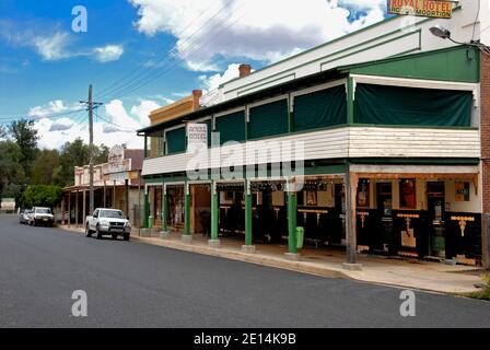 Royal Oak Hotel Carcoar NSW Australia Stock Photo