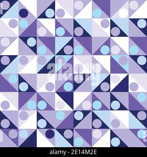 Purple triangles background, pattern, abstract geometric pattern. Purple and blue pattern. Stock Vector