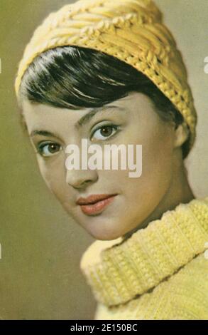 Ariadna Vsevolodovna Shengelaya (née Shprink) (born 13 January 1937) is a Soviet actress. Old Vintage postcard of the USSR, 1960s. Stock Photo