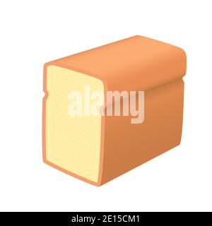 Loaf of bread icon vector illustration Stock Vector