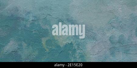 Abstract light blue color tone painted wall texture background outdoors Stock Photo