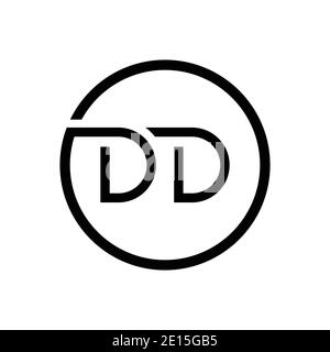 Initial DD Letter Logo With Creative Modern Business Typography Vector ...