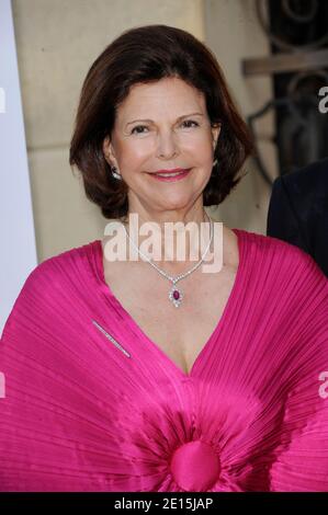 Queen Silvia of Sweden attends the Childhood Spring Gala Dinner being held by the global nonprofitorganization World Childhood Foundation. Proceeds from the Gala will benefit both projects in the US and globally, including Children's Harbor in Pembroke Pines and Kristi House in Miami. The dinner is being underwritten and held in the home of the event's Grand Benefactors, Mr. Per-Olof and Mrs. Åsa-Lena Loof in Deerfield Beach, FL, USA on April 4, 2011. Photo by Guerin/Taamallah/ABACAPRESS.COM