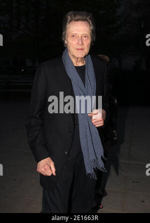 Actor Christopher Walken attends the Vanity Fair Party during the 2011 Tribeca Film Festival at the State Supreme Courthouse in New York, NY on April 27, 2011.Photo by Charles Guerin/ABACAPRESS.COM Stock Photo
