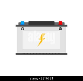 Car Battery icon. Accumulator battery energy power. Vector stock illustration. Stock Vector