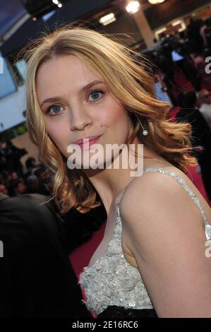 Sara Forestier arriving for the screening of the film 'The Tree of Life' presented in competition in the Feature Films section as part of the 64th Cannes International Film Festival, at the Palais des Festivals in Cannes, southern France on May 16, 2011. Photo by Hahn-Nebinger-Genin/ABACAPRESS.COM Stock Photo