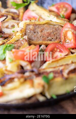 Swabian Maultasche Stock Photo