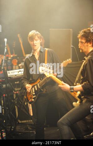 Catherine Ringer and her son Raoul performing live at 'La Cigale' in ...