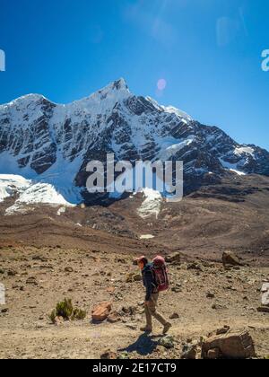 Travelling & Trekking in Peru Stock Photo