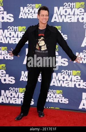 Jim Carrey attends the 2011 MTV Movie Awards at the Gibson Theatre in ...