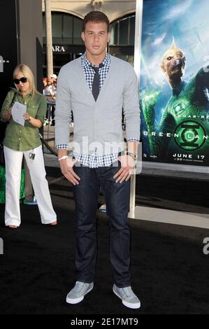 NBA's Blake Griffin attends the premiere of Warner Bros 'Green Lantern' at the Grauman's Chinese Theatre in Los Angeles, California, June 15, 2011. Photo by Lionel Hahn/ABACAPRESS.COM Stock Photo