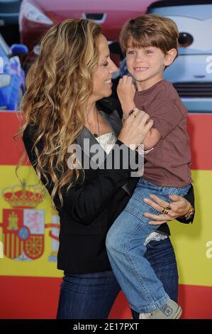 Sheryl Crow and her son Wyatt Steven Crow attend the Pixars Studios