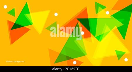Abstract triangle background. Modern flat wallpaper. Geometric web banner Stock Vector