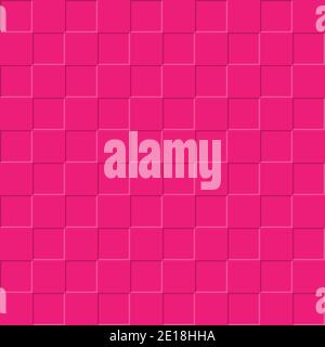 Pink background of square plates. Simple flat design for website design, banner, advertising, poster or flyer, for texture, textiles and packaging. Si Stock Vector
