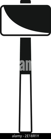 Sledge hammer icon, simple style Stock Vector