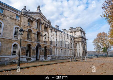 The university of Greenwich during autumn. Stock Photo