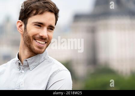 Smiling young man Stock Photo