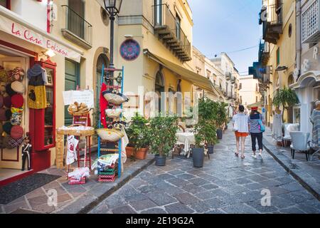 Lipari, Aeolian Islands (Isole Eolie), Sicily Stock Photo